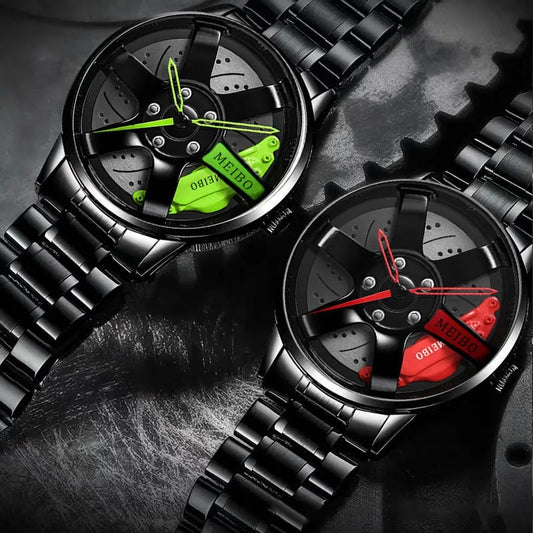 SKMEI New Car Wheel Watch with Rolling Creative Fashion Analog Watch