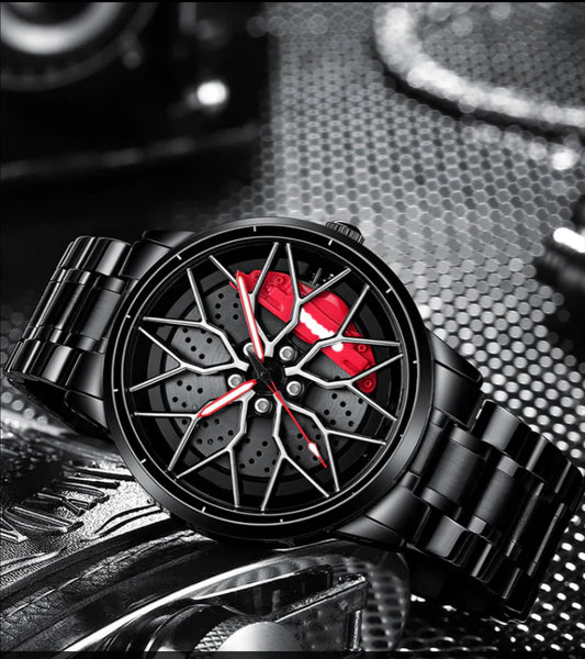 SKMEI New Car Wheel Watch with Rolling Creative Fashion Analog Watch
